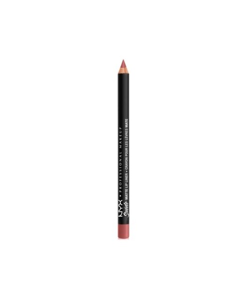 NYX（エヌワイエックス）の「Nyx Professional Makeup Suede Matte Lip Liner（ファンデーション・レディース・Run The World (vivid purple with pink)/Dainty Daze (soft pink)/Prune (sangria purple)/Little Denim Dress (electric blue)/Violet Smoke (pastel grey purple)/London (deep sand tan)/Life's A Beach (coral)/Sweet Tooth (fuchsia)/Alien (black)/STFU (magenta)/Sao Paulo (bubblegum pink)/Copenhagen (deep warm berry)/Maison (light ash brown)/Milan (punch pink)/Spicy (true red)/Oh, Put It On (deep dark purple)/Ace (blue with grey)/Brunch Me (light dusty rose)/Downtown Beauty (true brown)/Soft-Spoken (ash rose)/Los Angeles (deep red brown with yellow)/Moonwalk (greige)/Aria (warm violet)/Orange County (bright orange)/Tea & Cookies (deep pale pink)/Cherry Skies (deep berry)/Subversive Socialite (deep purple with/Club Hopper (deep purple mauve)/Girl, Bye (berry)/Free Spirit (med nude with pink)/Leon (honey brown)）」の18枚目の写真