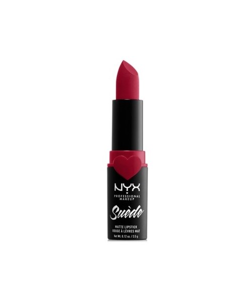 NYX（エヌワイエックス）の「Nyx Professional Makeup Suede Matte Lipstick（ファンデーション・レディース・Moonwalk (grey beige)/Ace (blue with grey)/Cold Brew (true brown)/Clinger (hot pink)/Dainty Daze (soft pink)/Spicy (true red)/Brunch Me (light dusty rose)/STFU (magenta)/Sweet Tooth (fuchsia)/Girl, Bye (berry)）」の6枚目の写真
