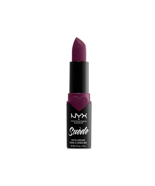 NYX（エヌワイエックス）の「Nyx Professional Makeup Suede Matte Lipstick（ファンデーション・レディース・Moonwalk (grey beige)/Ace (blue with grey)/Cold Brew (true brown)/Clinger (hot pink)/Dainty Daze (soft pink)/Spicy (true red)/Brunch Me (light dusty rose)/STFU (magenta)/Sweet Tooth (fuchsia)/Girl, Bye (berry)）」の10枚目の写真
