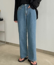 DHOLIC STYLE | [lavu] ワイドデニムパンツ(デニムパンツ)