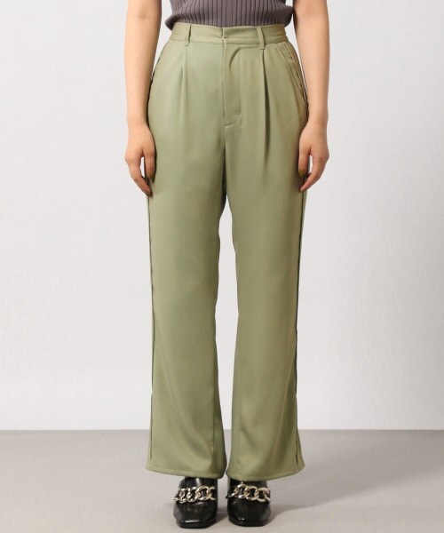 PAGEBOY（ページボーイ）の「ライトWクロスセットアップパンツ（パンツ・ブラック/オリーブ/スチールブルー・F）」の10枚目の写真