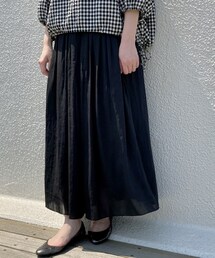 BEARDSLEY | 《7/17（土）12:00 予約スタート》シワシフォンギャザーパンツ(その他パンツ)