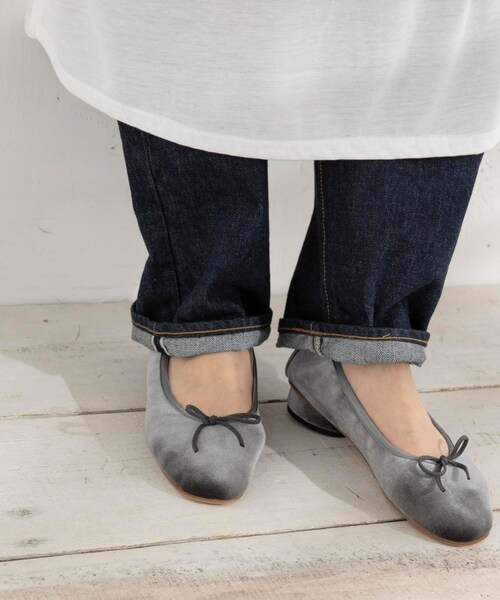 me（ミイ）の「me Low Heel Ballerina（その他・レディース・グレー/ブラック/ブラウン/グリーン/ワイン・22/22.5/23/23.5/24/24.5）」の8枚目の写真
