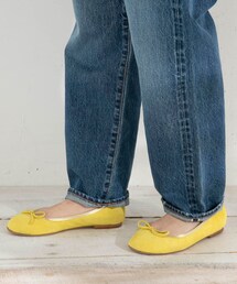 me Leather Ballerina