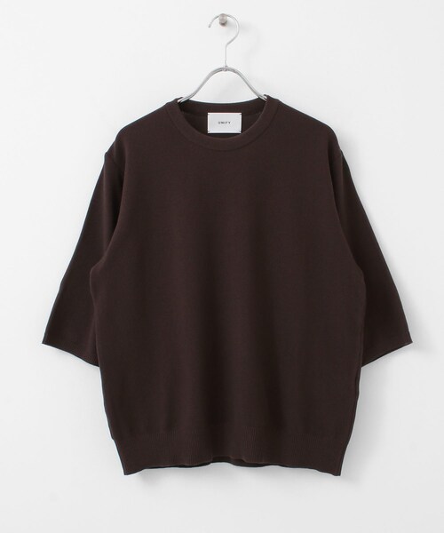 unify(ユニファイ)の「UNIFY Cotton Silk Knit T-shirts(その他・レディース・OFF WHITE/BROWN/BLACK・one)」の5枚目の写真