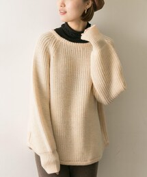 URBAN RESEARCH（アーバンリサーチ）の「2WAYヘンリーネックニット（その他・レディース）」
