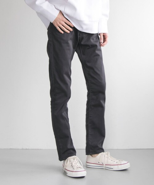 japan made slim trousers