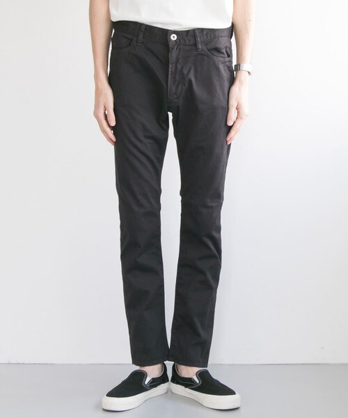 japan made slim trousers