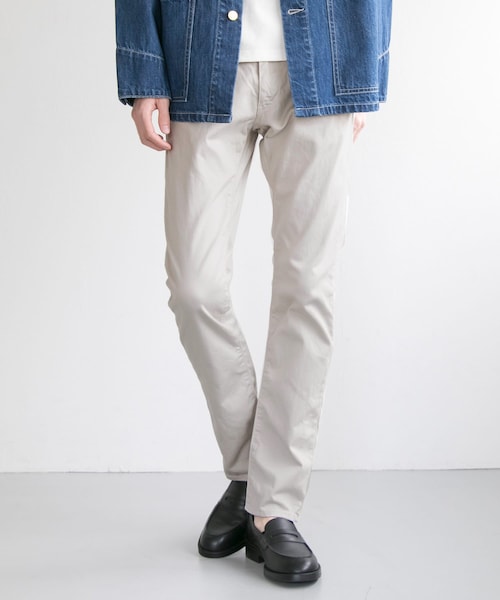 japan made slim trousers