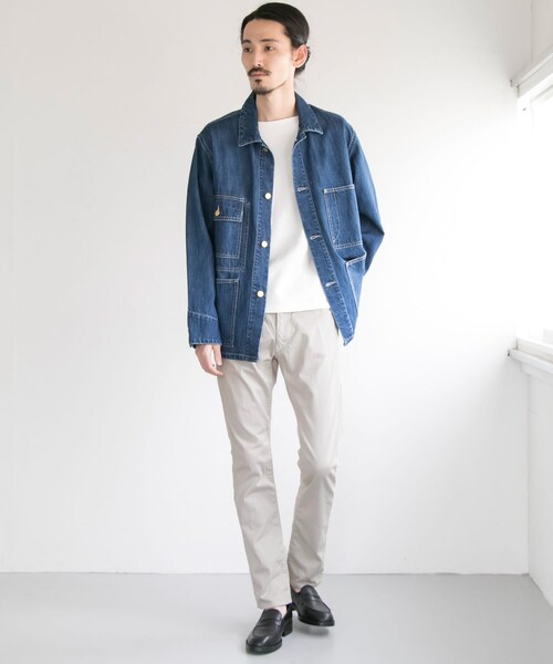 japan made slim trousers