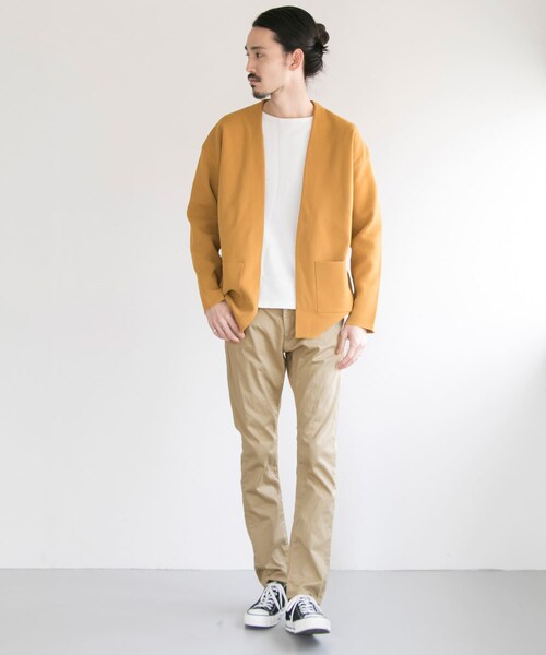 japan made slim trousers