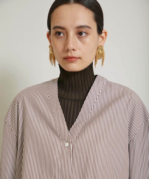 CINOH（チノ）の「別注Vネックシャツ 21WBL501（その他・レディース・MULTI）」の7枚目の写真