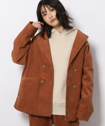 LAKOLE（ラコレ）の「コーデュロイダブルジャケット（ジャケット/アウター）」