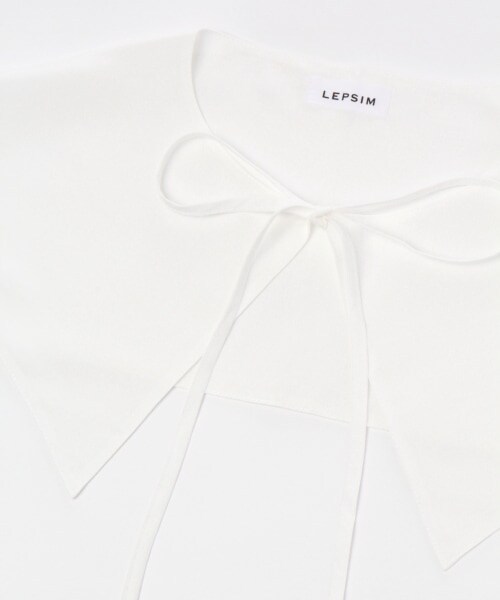 LEPSIM(レプシィム)の「アソートつけ襟(ファッション雑貨・フリル×オフホワイト/セーラー/フリル×ブラック・ONE SIZE)」の10枚目の写真