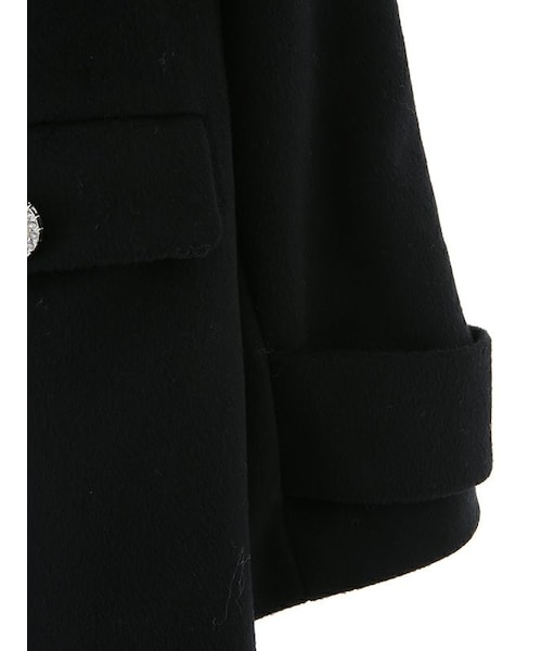 31 Sons de mode（トランテアン　ソン　ドゥ　モード）の「Bigリボンショートコート（ジャケット/アウター・レディース・ブラック/グレー系・36/38）」の16枚目の写真