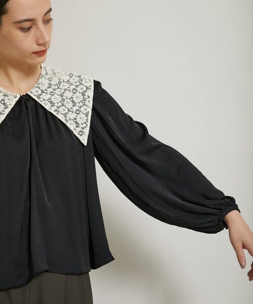 LOKITHO(ロキト)の「レースカラーブラウス DL3-SH6(その他・レディース・BLACK・1)」の14枚目の写真