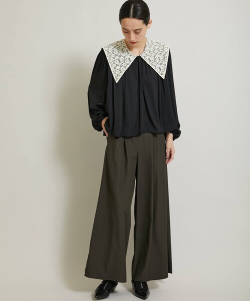 LOKITHO(ロキト)の「レースカラーブラウス DL3-SH6(その他・レディース・BLACK・1)」の3枚目の写真