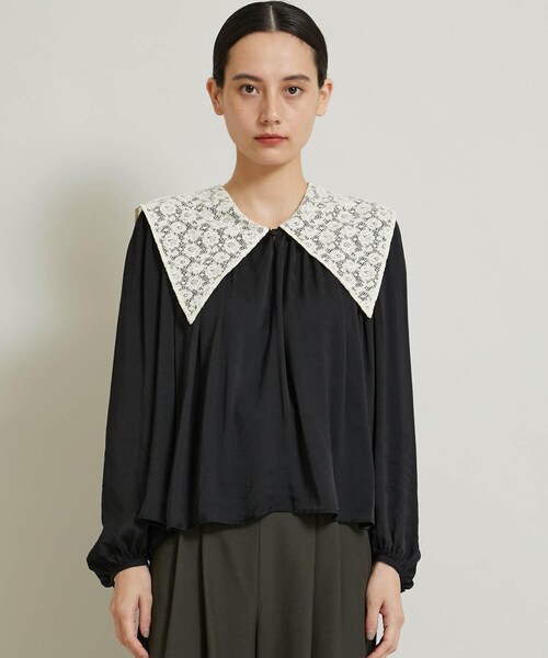 LOKITHO(ロキト)の「レースカラーブラウス DL3-SH6(その他・レディース・BLACK・1)」の5枚目の写真