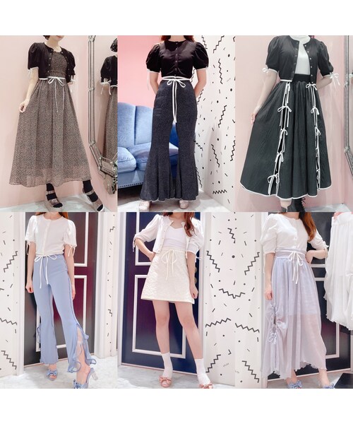 lilLilly(リルリリー)の「マルチリボンカーディガン(トップス・レディース・WHITE/PINK/RED/BLACK)」の8枚目の写真