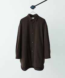 Lui's | 無双仕立てスリットビッグシルエットシャツコート(シャツ/ブラウス)