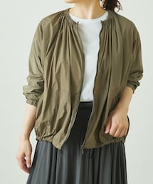 《sure feel》ギャザーネックブルゾン