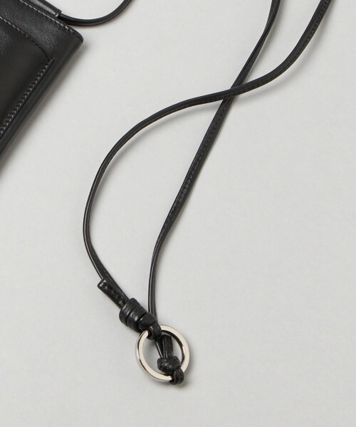 HARE（ハレ）の「レザーRINGスマホポーチ（バッグ・ブラック・FREE）」の5枚目の写真