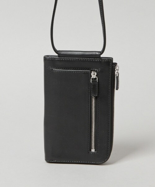 HARE（ハレ）の「レザーRINGスマホポーチ（バッグ・ブラック・FREE）」の4枚目の写真