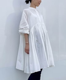 BEARDSLEY | 《予約・クーポン10％OFF》ギャザーチュニックブラウス(シャツ/ブラウス)