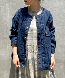 BEARDSLEY | 《予約・クーポン10％OFF》プックリデニムジャケット(ブルゾン)
