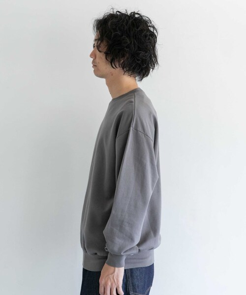 AURALEEオーラリー スーパーハイゲージSWEAT BIGTEE ホワイト3 AURALEE 2019SS SUPER HIGH GAUGE SWEAT BIG TEE | andPheb