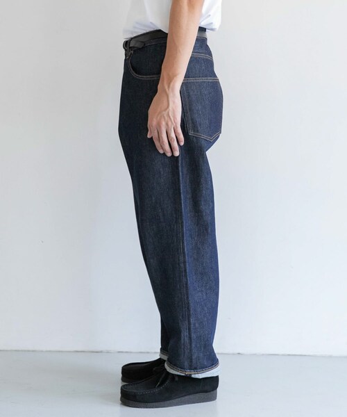 AURALEE（オーラリー）の「AURALEE HARD TWIST DENIM WIDE PANTS（その他・メンズ・INDIGO/BROWN・30/32/34）」の4枚目の写真