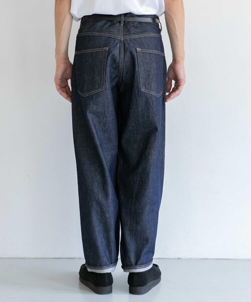 AURALEE（オーラリー）の「AURALEE HARD TWIST DENIM WIDE PANTS（その他・メンズ・INDIGO/BROWN・30/32/34）」の5枚目の写真