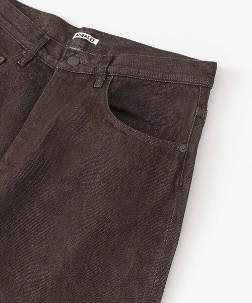 AURALEE（オーラリー）の「AURALEE HARD TWIST DENIM WIDE PANTS（その他・メンズ・INDIGO/BROWN・30/32/34）」の8枚目の写真