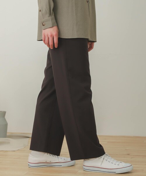 SENSE OF PLACE by URBAN RESEARCH（センスオブプレイスバイアーバンリサーチ）の「【Sサイズ/WEB・一部店舗限定】ワイドスラックス（その他・メンズ・GRAY/BROWN/BLACK/GREIGE・S/M/L）」の12枚目の写真