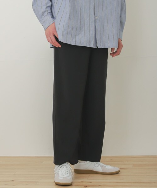 SENSE OF PLACE by URBAN RESEARCH（センスオブプレイスバイアーバンリサーチ）の「【Sサイズ/WEB・一部店舗限定】ワイドスラックス（その他・メンズ・GRAY/BROWN/BLACK/GREIGE・S/M/L）」の20枚目の写真