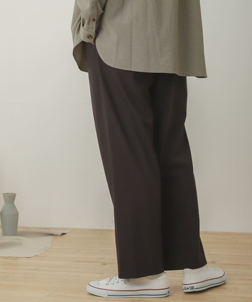 SENSE OF PLACE by URBAN RESEARCH（センスオブプレイスバイアーバンリサーチ）の「【Sサイズ/WEB・一部店舗限定】ワイドスラックス（その他・メンズ・GRAY/BROWN/BLACK/GREIGE・S/M/L）」の13枚目の写真