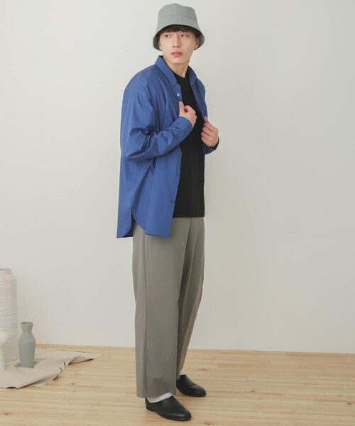 SENSE OF PLACE by URBAN RESEARCH（センスオブプレイスバイアーバンリサーチ）の「【Sサイズ/WEB・一部店舗限定】ワイドスラックス（その他・メンズ・GRAY/BROWN/BLACK/GREIGE・S/M/L）」の7枚目の写真