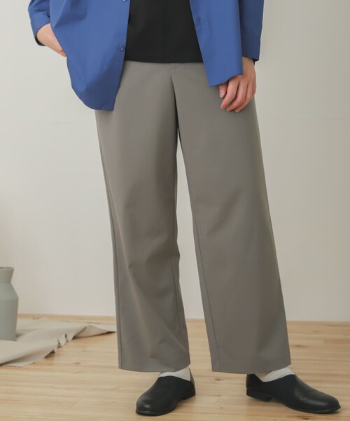 SENSE OF PLACE by URBAN RESEARCH（センスオブプレイスバイアーバンリサーチ）の「【Sサイズ/WEB・一部店舗限定】ワイドスラックス（その他・メンズ・GRAY/BROWN/BLACK/GREIGE・S/M/L）」の5枚目の写真
