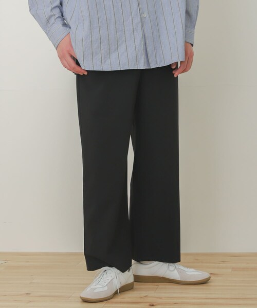 SENSE OF PLACE by URBAN RESEARCH（センスオブプレイスバイアーバンリサーチ）の「【Sサイズ/WEB・一部店舗限定】ワイドスラックス（その他・メンズ・GRAY/BROWN/BLACK/GREIGE・S/M/L）」の2枚目の写真