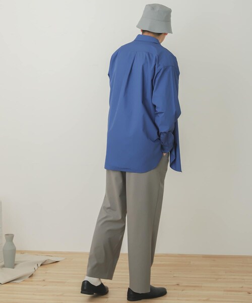 SENSE OF PLACE by URBAN RESEARCH（センスオブプレイスバイアーバンリサーチ）の「【Sサイズ/WEB・一部店舗限定】ワイドスラックス（その他・メンズ・GRAY/BROWN/BLACK/GREIGE・S/M/L）」の8枚目の写真