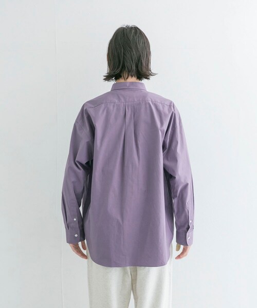 【専用】ANDERSON&SHEPPARD オーバーサイズ リネンサファリシャツ LANVIN en Bleu シャツ サルファ染め オックスフォード シャツ