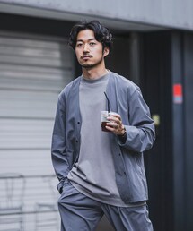 URBAN RESEARCH（アーバンリサーチ）の「タスランナイロンノーカラーブルゾン（その他・メンズ）」