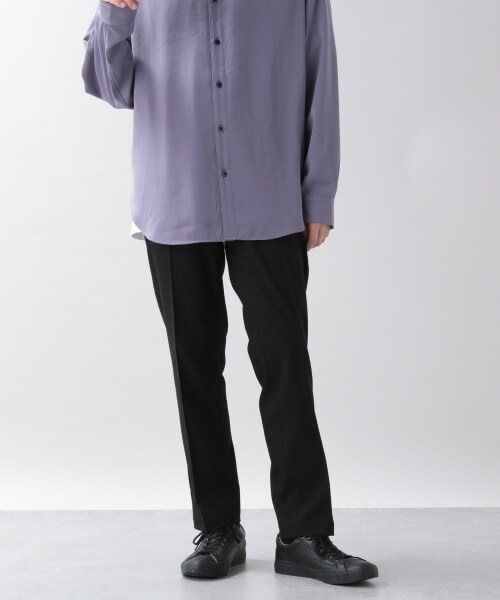 RAGEBLUE（レイジブルー）の「TRストレッチ/ナローテーパードスラックスパンツ（パンツ・ホワイト/ブラック/ベージュ/ブラウン/【WEB限定】グリーン/ブルー/【WEB限定】パープル・S/M/L）」の11枚目の写真