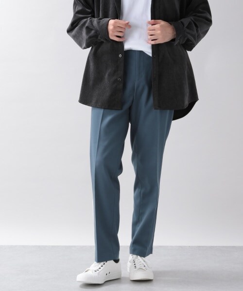 RAGEBLUE（レイジブルー）の「TRストレッチ/ナローテーパードスラックスパンツ（パンツ・ホワイト/ブラック/ベージュ/ブラウン/【WEB限定】グリーン/ブルー/【WEB限定】パープル・S/M/L）」の19枚目の写真