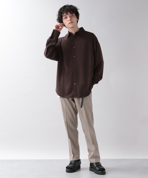 RAGEBLUE（レイジブルー）の「TRストレッチ/ナローテーパードスラックスパンツ（パンツ・ホワイト/ブラック/ベージュ/ブラウン/【WEB限定】グリーン/ブルー/【WEB限定】パープル・S/M/L）」の13枚目の写真