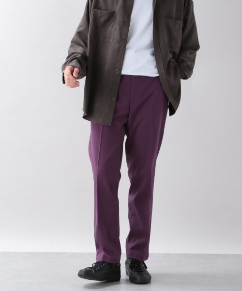 RAGEBLUE（レイジブルー）の「TRストレッチ/ナローテーパードスラックスパンツ（パンツ・ホワイト/ブラック/ベージュ/ブラウン/【WEB限定】グリーン/ブルー/【WEB限定】パープル・S/M/L）」の21枚目の写真