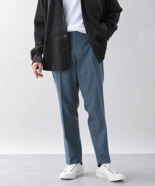 RAGEBLUE（レイジブルー）の「TRストレッチ/ナローテーパードスラックスパンツ（パンツ・ホワイト/ブラック/ベージュ/ブラウン/【WEB限定】グリーン/ブルー/【WEB限定】パープル・S/M/L）」の6枚目の写真