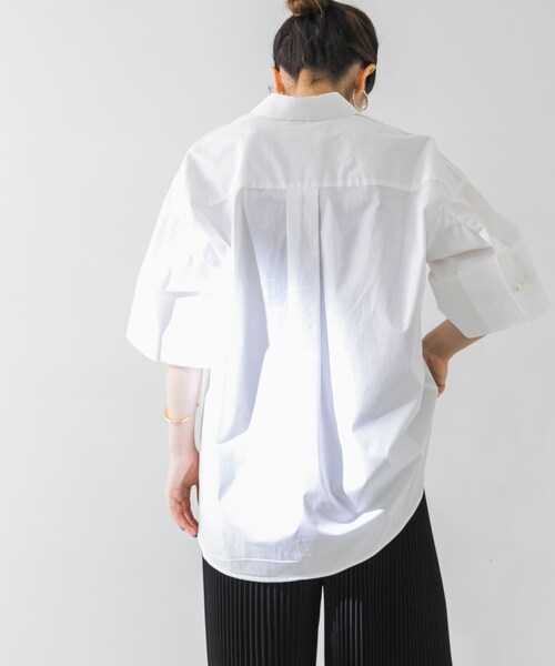 ENFOLD（エンフォルド）の「ENFOLD SOMELOS 5分袖BIG SHIRTS（）」 - WEAR