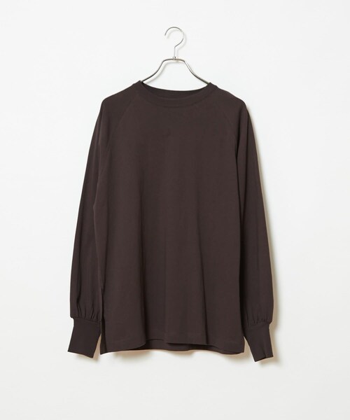 CIAOPANIC(チャオパニック)の「度詰めラグランBIGシャツ(Tシャツ/カットソー・レディース・ホワイト/ローズ/ブラウン/ブラック・F)」の1枚目の写真