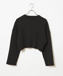 CIAOPANIC | リブショートニットプルオーバー(ニット/セーター)